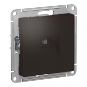 Розетка телефонная RJ11 SE AtlasDesign, мокко