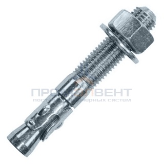 Усиленный клиновой анкер М6х45 оцинкованный DKC