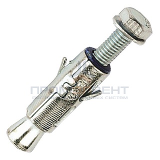 Усиленный анкер 12x55 с болтом М6 оцинкованный DKC