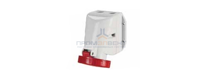 Розетка наружной установки DKC Quadro IP67 16А 3P+E+N 400V