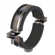 Хомут для средних нагрузок 1-1/2", c изоляцией