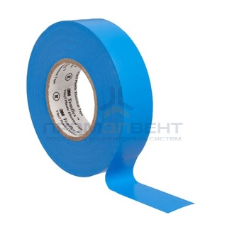 Изолента ПВХ 3M Temflex 1300 синяя 19мм х 20 метров (от 0°С до +60°С)
