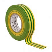 Изолента ПВХ 3M Temflex 1300 желто-зеленая 19мм х 20 метров (от 0°С до +60°С)